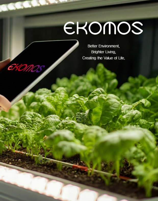 Cover of the EKOMOS product catalogue